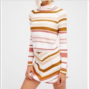 Free People What A Flirt Chevron Sweater Set NWT